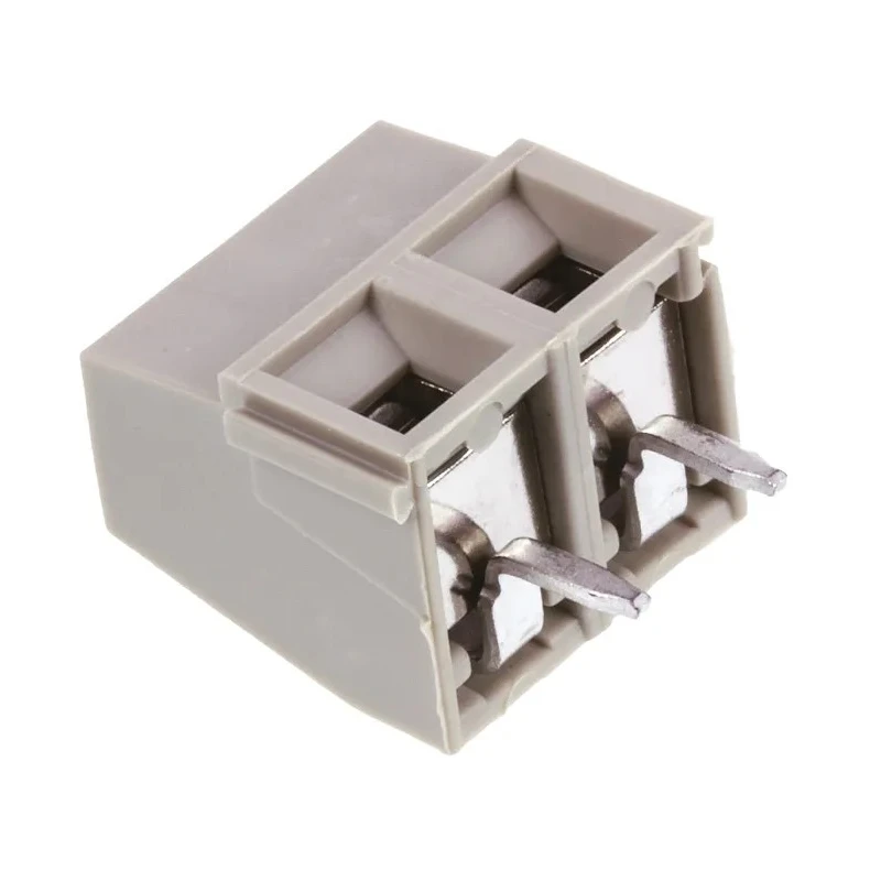 TE Connectivity Buchanan Series PCB Terminal Block, 2-Contact, 5 mm Pitch, 1 Row, 13.5A, Polyamide Housing, Male 1546216-2