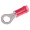 TE Connectivity PIDG Insulated Ring Terminal M4 Stud Size 22 AWG to 16 AWG Wire Size Red 2-31890-1