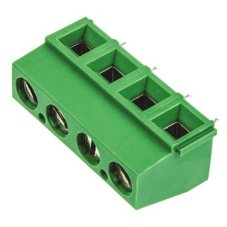 TE Connectivity Buchanan Series 4-Contact 5.08 mm Pitch 1 Row PCB Terminal Block 282837-4