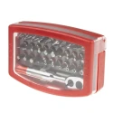 RS PRO Hex Phillips Pozidriv Slotted Tamperproof Torx Screwdriver Bit Set 32 Pieces 60mm Overall Length 25mm Drive 710-0621