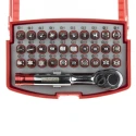 RS PRO Hex Phillips Pozidriv Slotted Tamperproof Torx Screwdriver Bit Set 32 Pieces 60mm Overall Length 25mm Drive 710-0621