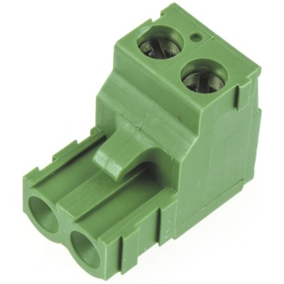 TE Connectivity Buchanan Series Pluggable Terminal Block 2-Contact 5.08 mm Pitch 1 Row 15A 300V ac 282807-2