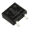 Vishay Bridge Rectifier, Surface Mount, 600 V Peak Reverse Voltage, 50 A Surge Current, 4-Pin Single DF06S-E3/77