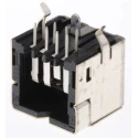 TE Connectivity Mini DIN 8 Pole Right Angle Miniature DIN Socket, 1A, 30V AC, Keyed Through Hole Female 1658998-1