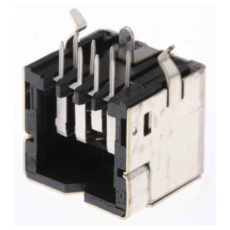 TE Connectivity Mini DIN 8 Pole Right Angle Miniature DIN Socket, 1A, 30V AC, Keyed Through Hole Female 1658998-1