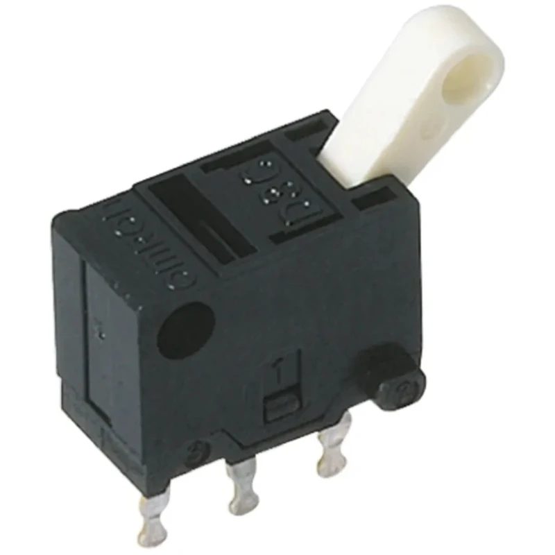 Omron Subminiature Micro Switch SPDT Silver Plated Contact 100mA Lever Actuator D3C-1210