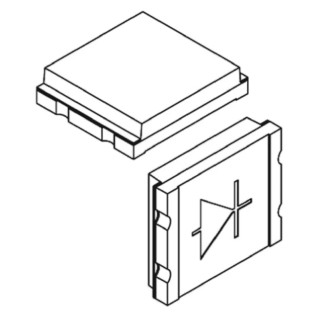 Vishay Infrared Visible Light Photodiode Surface Flat Top 5 x 4.24 x 1.12 mm TEMD5020X01
