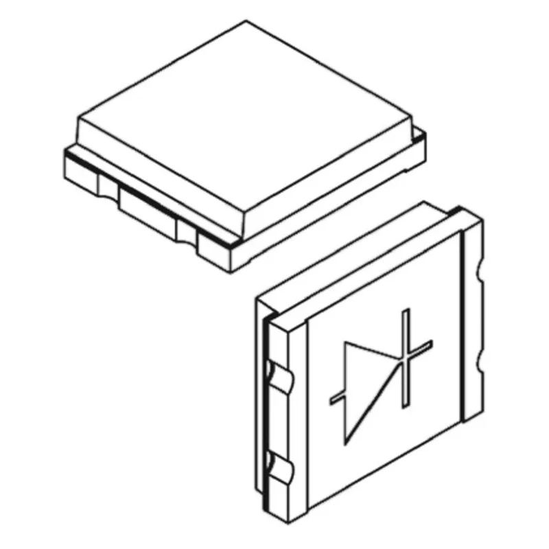 Vishay Infrared, Visible Light Photodiode, ± 65° Half Sensitivity Angle, Surface Mount, Tape & Reel, 4 Pins, 5 x TEMD5010X01