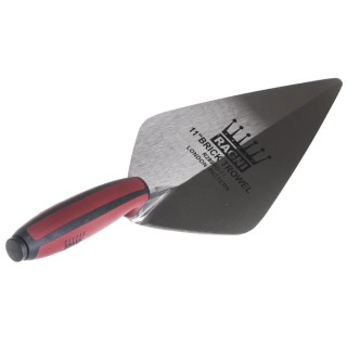 Ragni Pointing Trowel with 280 mm Carbon Steel Blade, Comfort Grip Wooden Handle R280SG