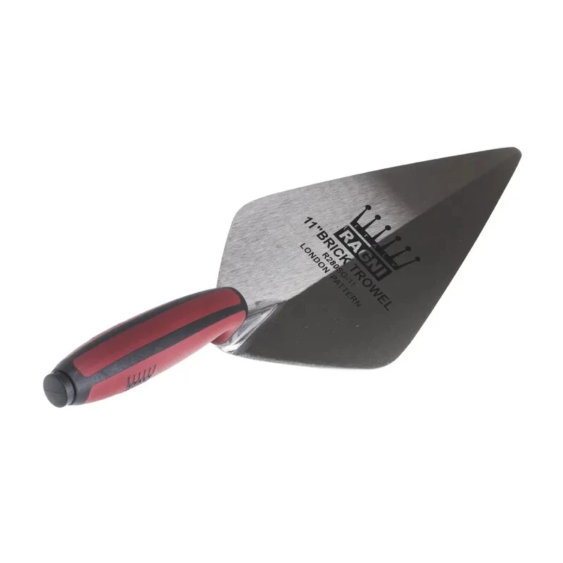 Ragni Pointing Trowel with 280 mm Carbon Steel Blade, Comfort Grip Wooden Handle R280SG