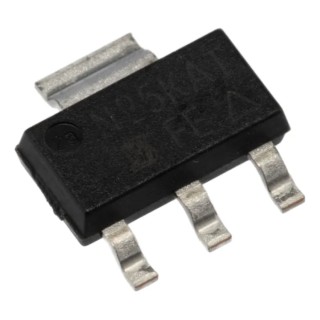 Vishay P-Channel Power MOSFET Surface-Mount, -1.8 A Drain Current, -60 V Drain-Source Voltage, 3.1 W Power IRFL9014TRPBF