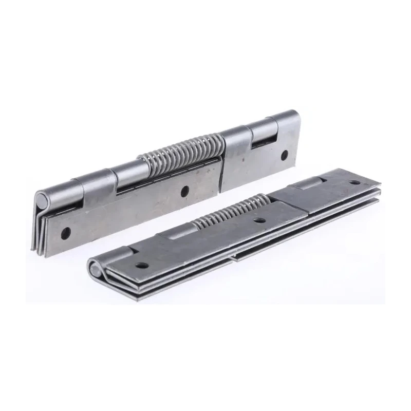 RS PRO Steel Piano Style Hinge with Spring Loaded Pin, 160 mm Length, 46 mm Width, 1.5 mm Thickness 726-4100