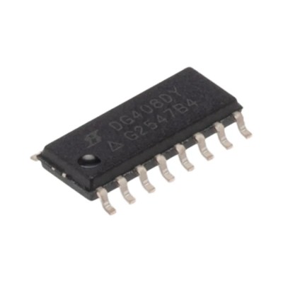 Vishay Multiplexer 1 CMOS Single 8:1 Surface Mount 16-Pin SOIC Package DG408DY-T1-E3