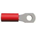 TE Connectivity PIDG Insulated Ring Terminal M2.5 Stud Size 22 AWG 16 AWG Wire Size Red 130451