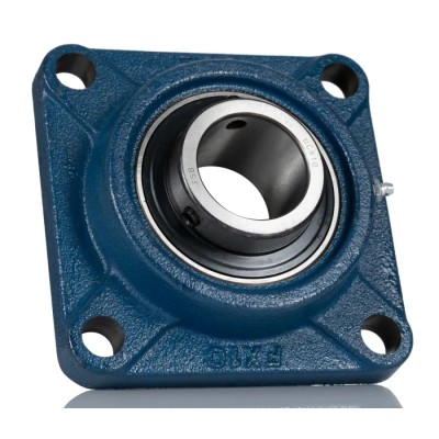 RS PRO Cast Iron Four-Bolt Medium Duty Flange Bearing Unit 50 mm ID 162x162x59.4 mm UCFX10