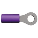 TE Connectivity PIDG Insulated Ring Terminal M3.5 Stud Size 20 AWG Wire Size Red, Purple 152895