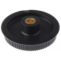 RS PRO Timing Belt Pulley Glass Filled Polycarbonate, Brass 6 mm Bore, 2 mm Pitch, 80 Teeth PP80MXL025MI