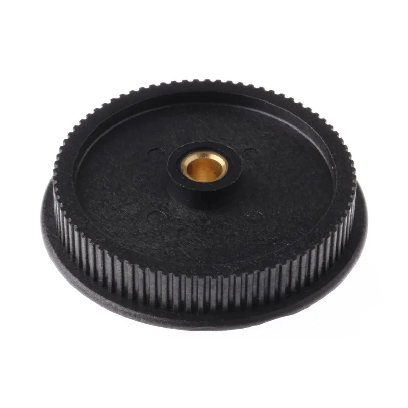 RS PRO Timing Belt Pulley Glass Filled Polycarbonate, Brass 6 mm Bore, 2 mm Pitch, 80 Teeth PP80MXL025MI