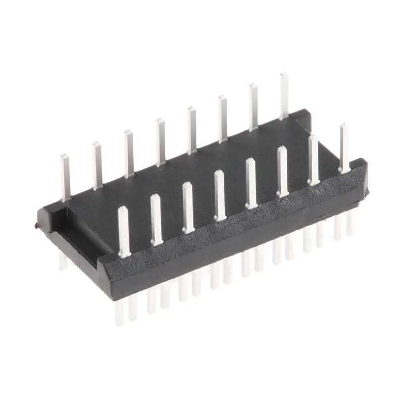 Aries Electronics 16-Way Through Hole Mount DIL Header 2.54 mm Pitch Brass Contacts Tin over Nickel Plating 2A 16-600-10