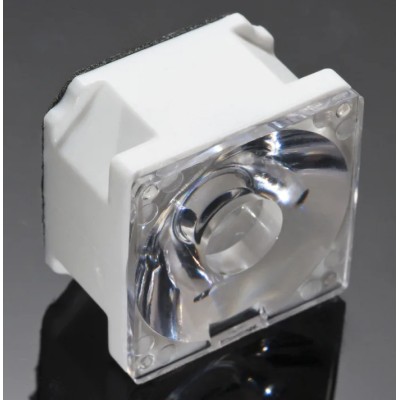 Ledil Rose Series Square 1-Way LED Lens 7° Spot Beam Polycarbonate 5mm Diameter 21.6x21.6x13.9mm FA10299_OSS-RS