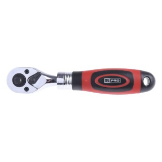 RS PRO 3/8 in Ratchet with Ratchet Handle, Chrome Vanadium Steel, Chrome Finish, 225mm Overall 829-6555
