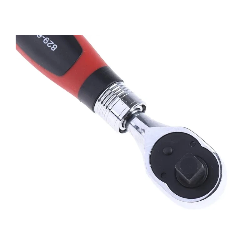 RS PRO 3/8 in Ratchet with Ratchet Handle, Chrome Vanadium Steel, Chrome Finish, 225mm Overall 829-6555