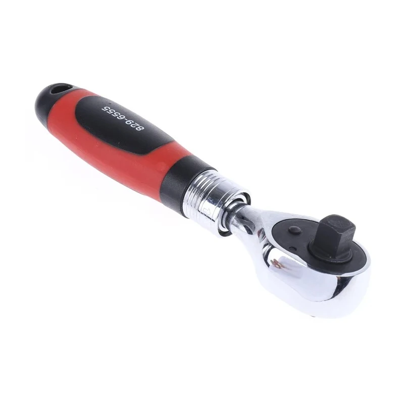RS PRO 3/8 in Ratchet with Ratchet Handle, Chrome Vanadium Steel, Chrome Finish, 225mm Overall 829-6555