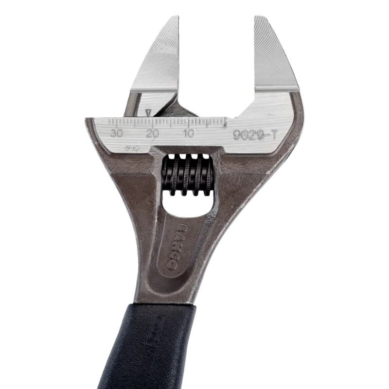 Bahco 38 mm Jaw Capacity Adjustable Spanner 218mm Overall Plastic Handle 9031-T