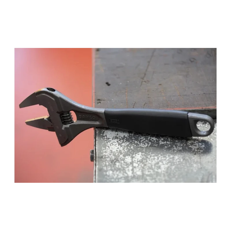Bahco 38 mm Jaw Capacity Adjustable Spanner 218mm Overall Plastic Handle 9031-T