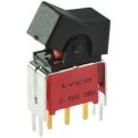 TE Connectivity SPDT On-On On-On Rocker Switch PCB Thermoplastic Housing 5A 28V DC Gemini A Series 1-1571986-4