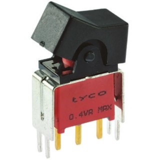 TE Connectivity SPDT On-On On-On Rocker Switch PCB Thermoplastic Housing 5A 28V DC Gemini A Series 1-1571986-4