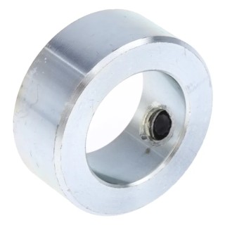 RS PRO Steel One Piece Shaft Collar, Set Screw, Bore 25 mm, Outside Diameter 40 mm, Width 16 mm, Zinc Plated 823-6982