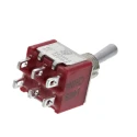 TE Connectivity Gemini A Series Panel Mount Toggle Switch, PCB Mount, On-On Double Pole Double Throw (DPDT), 5A 2-1825138-0