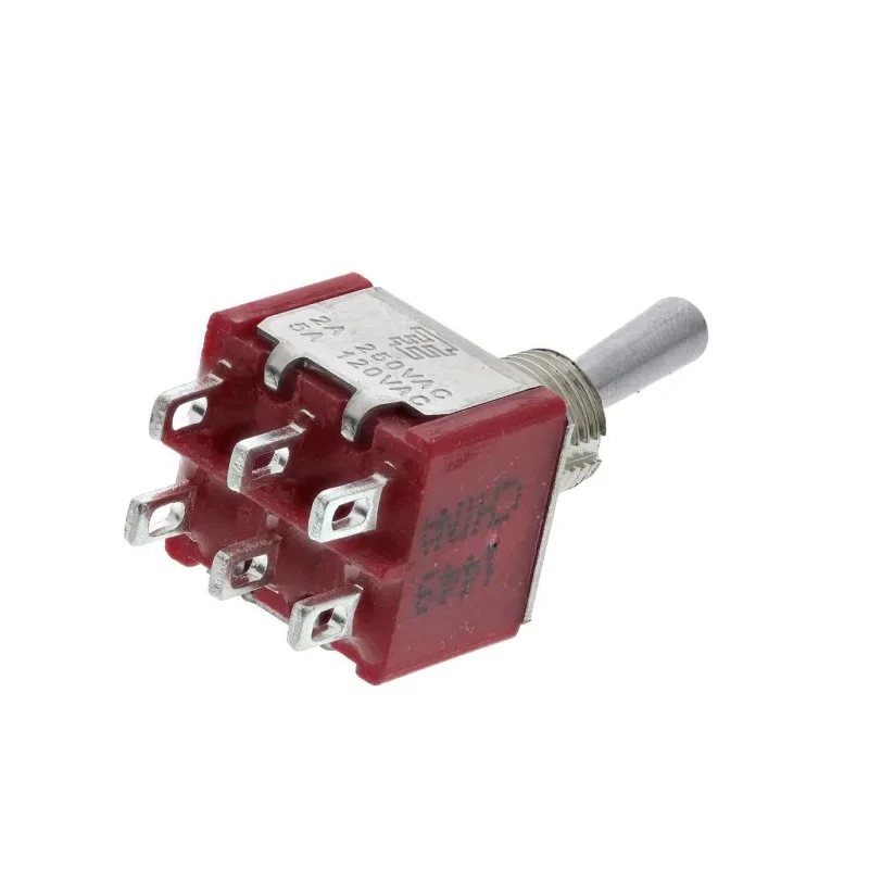 TE Connectivity Gemini A Series Panel Mount Toggle Switch, PCB Mount, On-On Double Pole Double Throw (DPDT), 5A 2-1825138-0
