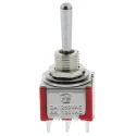 TE Connectivity Gemini A Series Panel Mount Toggle Switch, DPDT, On-On-On, Solder Terminal, 28 V dc, 125 V ac 3-1825139-4