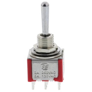 TE Connectivity Gemini A Series Panel Mount Toggle Switch, DPDT, On-On-On, Solder Terminal, 28 V dc, 125 V ac 3-1825139-4