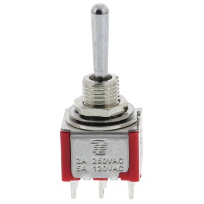TE Connectivity Gemini A Series Panel Mount Toggle Switch, DPDT, On-On-On, Solder Terminal, 28 V dc, 125 V ac 3-1825139-4
