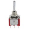 TE Connectivity Gemini A Series Panel Mount Toggle Switch, DPDT, On-On-On, Solder Terminal, 28 V dc, 125 V ac 3-1825139-4