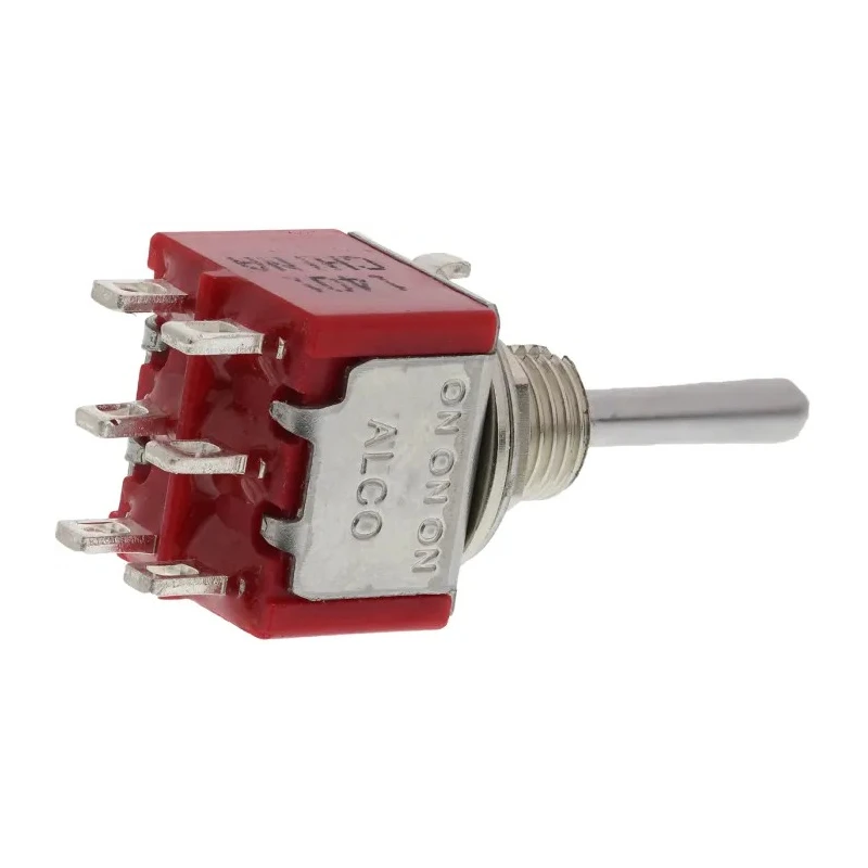 TE Connectivity Gemini A Series Panel Mount Toggle Switch, DPDT, On-On-On, Solder Terminal, 28 V dc, 125 V ac 3-1825139-4
