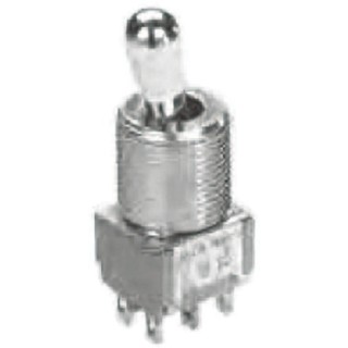 TE Connectivity Panel Mount Toggle Switch, On-Off-On, DPDT, Solder Terminal, 28 V dc, 125 V ac 1-1825139-9