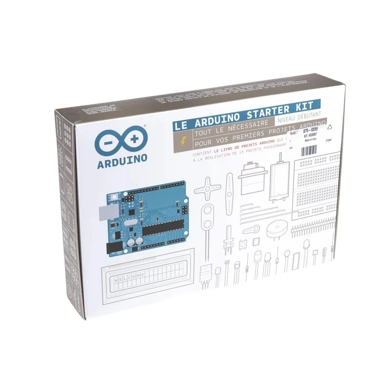 Arduino Starter Kit Multi-Language French Version Starter Kit with ATmega328P Processor V3.0 K020007