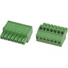 TE Connectivity Pluggable Terminal Block 8-Contact 3.5 mm Pitch 1 Row 300V 11A Nylon Housing 1986370-8