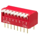 APEM Piano Rotary Coded DIP Switch Long Key Type 10 Way 400gf Operation Force DPL08V