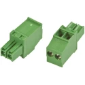 TE Connectivity Pluggable Terminal Block 2-Contact 3.5 mm Pitch 1 Row 11A 300V Polyamide Housing 1986371-2