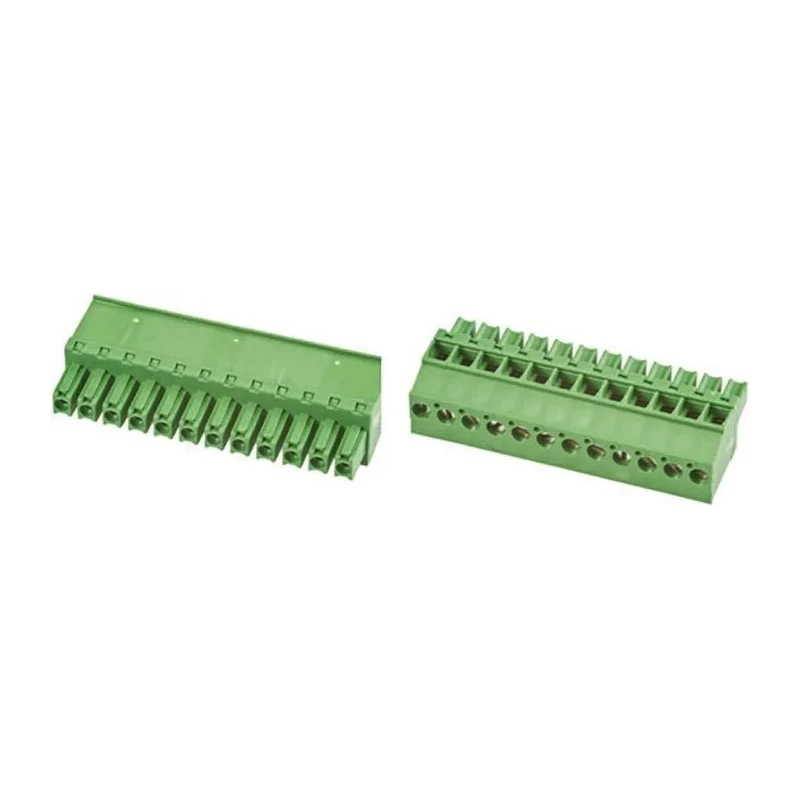 TE Connectivity Pluggable Terminal Block, 12-Contact, 3.81 mm Pitch, 1 Row, Screw Connection, 300V, Polyamide 1-1986375-2