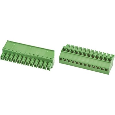 TE Connectivity Pluggable Terminal Block, 16-Contact, 3.81 mm Pitch, 1 Row, Nylon Housing, 11A, 300V, Model 1-1986375-6