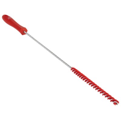 Vikan Red Bottle Brush, 3 mm Bristle Length x 480 mm Overall Length x 10 mm Brush Diameter 53754