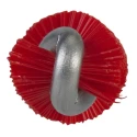 Vikan Red Bottle Brush, 3 mm Bristle Length x 480 mm Overall Length x 10 mm Brush Diameter 53754