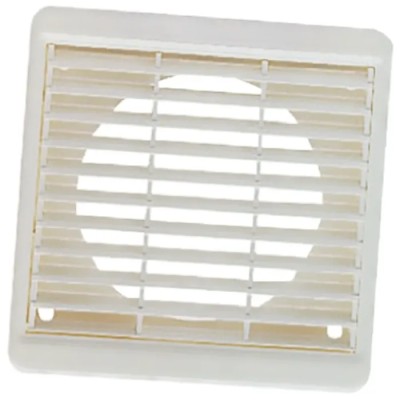 Vent-Axia White Plastic Vent Grille Parallel Slat 140mm x 140mm x 30mm 436571