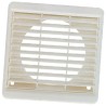 Vent-Axia White Plastic Vent Grille Parallel Slat 140mm x 140mm x 30mm 436571